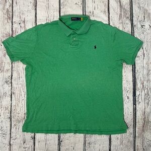Polo Ralph Lauren Short Sleeve Golf Polo Tennis Green Shirt